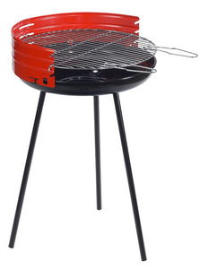 Dalper - barbecue à charbon rond en acier 50x79cm - Barbecue Au Charbon