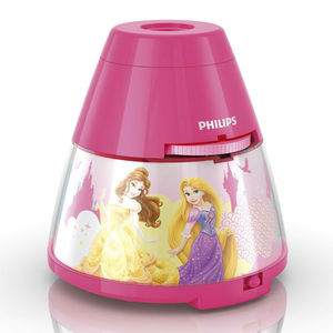 Philips - disney - veilleuse à pile projecteur led rose prin - Veilleuse Enfant