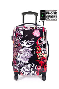 TOKYOTO LUGGAGE - tattoo girl - Valise À Roulettes