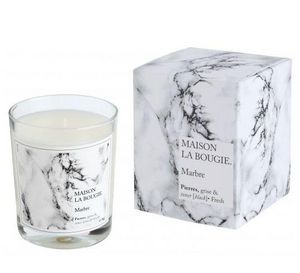 MAISON LA BOUGIE - marbre - Bougie Parfumée