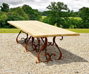 GARDEN ART PLUS - oak table - Table De Jardin