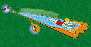 Traditional Garden Games - tapis de glisse splash pour le jardin 5m - Jeux Aquatiques