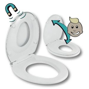Abattant WC réducteur de toilettes pour adultes et enfants