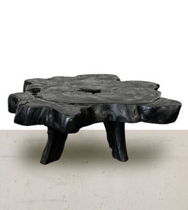 Atmosphere D'ailleurs - bois brûlé - Table Basse Forme Originale