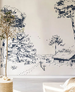 ISIDORE LEROY - les pins - Papier Peint Panoramique