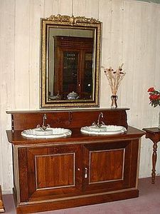 Loic Bougo - meuble de salle de bains avec 2 éviers - Meuble De Salle De Bains