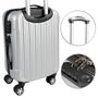 Valise à roulettes-WHITE LABEL-Lot de 3 valises bagage rigide gris