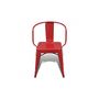 Chaise-WHITE LABEL-6 chaises de salle à manger acier factory