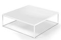 Table basse carrée-WHITE LABEL-Table basse carrée MIMI blanc céruse