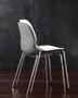 Chaise-WHITE LABEL-Chaises SHELL METAL design gris