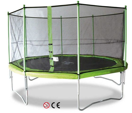 Kangui - Trampoline-Kangui-Trampoline jumpi 360 avec cage de protection