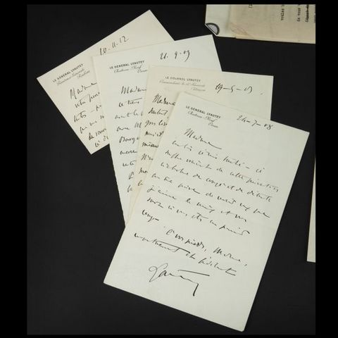 Expertissim - Manuscrit-Expertissim-Maréchal LYAUTEY : lettres autographes