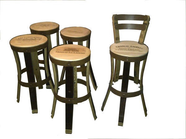Douelledereve - Chaise haute de bar-Douelledereve-mobilier de cave à vin , chaise feuillette