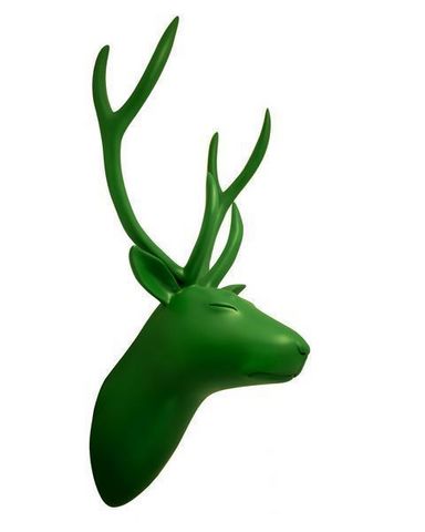 CLÉMENTINE BAL - Sculpture animalière-CLÉMENTINE BAL-Trophée de cerf