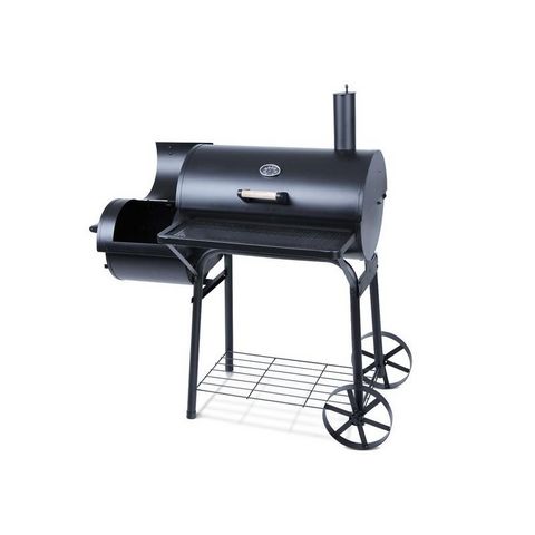WHITE LABEL - Barbecue au charbon-WHITE LABEL-Barbecue charbon avec thermomètre L