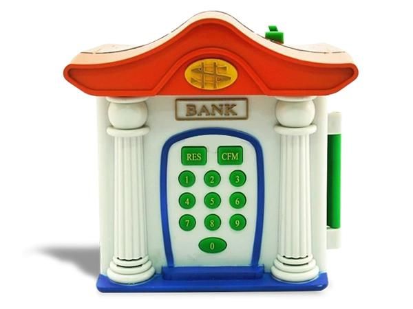 WHITE LABEL - Tirelire-WHITE LABEL-Banque miniature tirelire coffre fort digital cagn