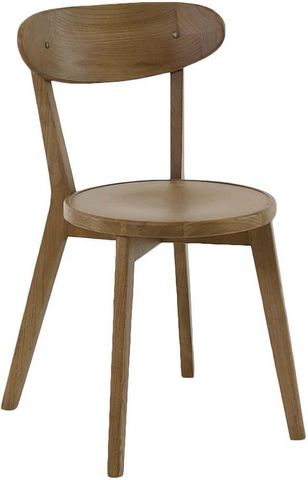 MOOVIIN - Chaise-MOOVIIN-Chaise style bistrot bois d'orme (Lot de 2) Modèl
