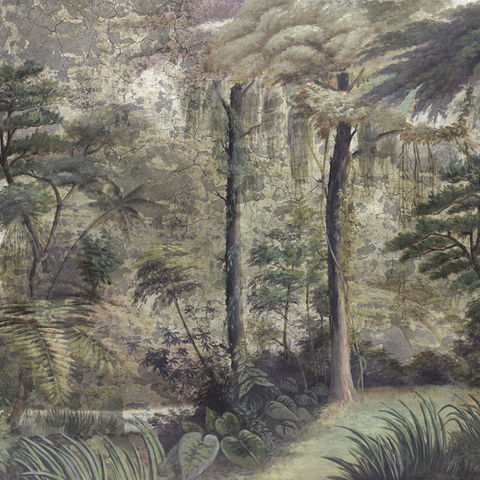 Ananbô - Papier peint panoramique-Ananbô-Les sources de l'Orénoque grisaille