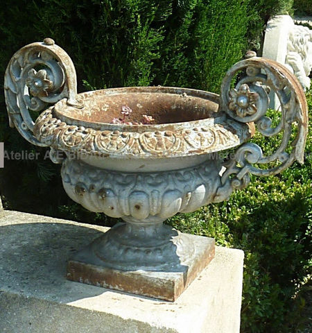 Matériaux Anciens A.E. Bidal - Vasque de jardin-Matériaux Anciens A.E. Bidal-Paire de vasques