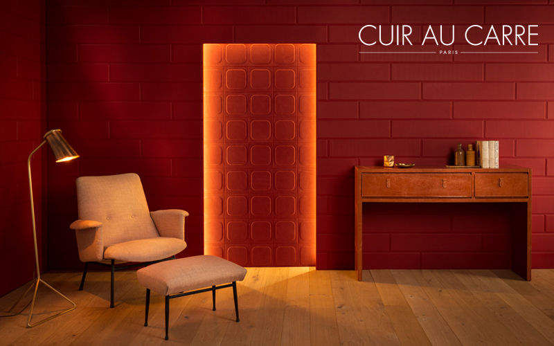 CUIR AU CARRE Leather tile Alternative wall surfaces Walls & Ceilings  | 