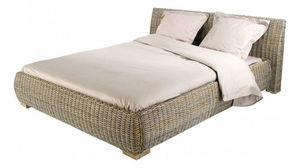 MOOVIIN - lit en rotin kubu - Double Bed