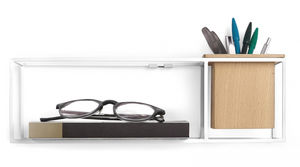 Umbra - etagère design en métal blanc cubist - Wall Shelf