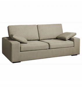 Home Spirit - canapé fixe neptune 2 places tissu microfibre grei - 2 Seater Sofa