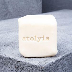 ATOLYIA - ensemble de 4 savons en pierre d'olive assortis - Bathroom Soap