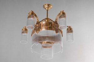 PATINAS - strasbourg 5 armed chandelier - Chandelier