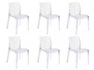 WHITE LABEL - chaise diademe - Chair