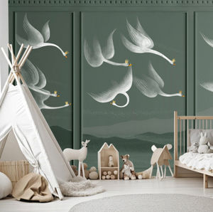 Les Dominotiers - edmond swan - Children's Wallpaper