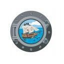 DECOLOOPIO - sticker enfant pirate : hublot bateau acier - Children's Decorative Sticker