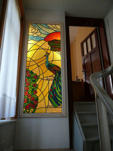 ATELIER VERSICOLORE - MAJERUS PIERRE - vitrail à joints de plomb en caisson lumineux - Stained Glass