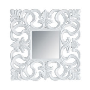 MAISONS DU MONDE - miroir rivoli carré blanc - Mirror