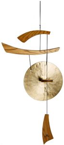 Woodstock Chimes - gong empereur éolien bronze grand - Gong