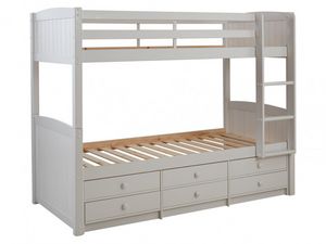 WHITE LABEL - lit enfant anchise - Children Bunk Bed