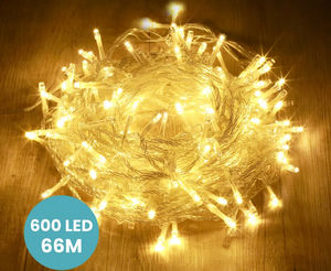SKYLANTERN - 600 leds blanc - Electric Christmas Garland