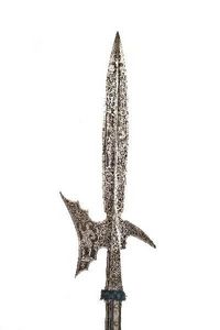 Peter Finer - a good german etched parade halberd, circa 1590 - Spear