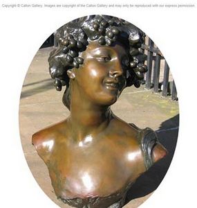 CALTON GALLERY - bacchante, a bust. - Bust Sculpture