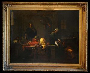 Bauermeister Antiquités - Expertise - le testament d'eudamidas - Oil On Canvas And Oil On Panel