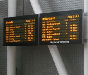 Infotec - p1083 summaries departues/arrivals - Electric Display Panel
