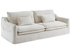 WHITE LABEL - canapé adila - 3 Seater Sofa