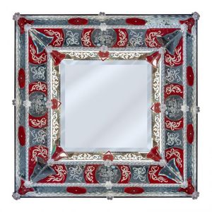 B.F SIGNORETTI MURANO GLASS -  - Venetian Mirror