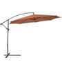 Offset umbrella-WHITE LABEL-Parasol déporté de 3,5 m orange + Housse