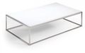 Rectangular coffee table-WHITE LABEL-Table basse rectangle MIMI blanc