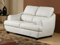 3-seater Sofa-WHITE LABEL-Canapé Cuir 3 places MONA