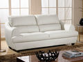 3-seater Sofa-WHITE LABEL-Canapé Cuir 3 places MONA