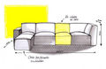 Adjustable sofa-LE POINT D-Cubik