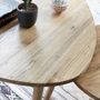 Rectangular coffee table-BOIS DESSUS BOIS DESSOUS-Table basse en bois de mindy 62 OSLO