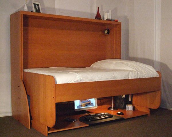 Combiné Lit / Bureau - Fold Away bed-Combiné Lit / Bureau-Double